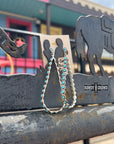 Turquoise West Hoops
