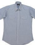 Flying R Ranchwear - Regency Stripe - Blue/White - Short Sleeve