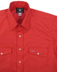 Flying R Ranchwear - Brisa Solids - Red - Short Sleeve - Classic Fit