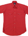 Flying R Ranchwear - Brisa Solids - Red - Short Sleeve - Classic Fit