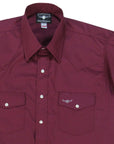 Flying R Ranchwear - Brisa Solids - Bordeaux - Short Sleeve