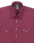 Flying R Ranchwear - Brisa Solids - Bordeaux - Short Sleeve