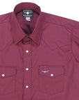 Flying R Ranchwear - Brisa Solids - Bordeaux - Short Sleeve