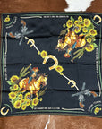 Bet Against Me That'll Be Fun Wild Rag Scarf in Black by Bourbon Cowgirl