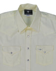 Flying R Ranchwear - Western Solid - Pale Yellow - Short Sleeve Snaps