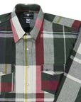 Flying R Ranchwear - Engineered Plaid Block - Long Sleeve - Snaps - Oversized Fit