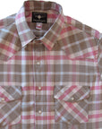 Flying R Ranchwear - Primo Plaids - Olive/Salmon - Short Sleeve - NEW FIT