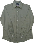 Flying R Ranchwear - Primo Solids - Soft Olive - Long Sleeve - NEW FIT