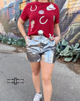 Marfa Metallic Shorts