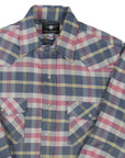 Flying R Ranchwear - Primo Plaids - Denim Blue - Long Sleeve - NEW FIT