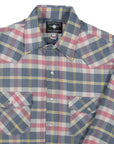 Flying R Ranchwear - Primo Plaids - Denim Blue - Long Sleeve - NEW FIT