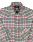 Flying R Ranchwear - Primo Plaids - Olive/Salmon - Long Sleeve - NEW FIT