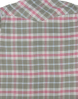 Flying R Ranchwear - Primo Plaids - Olive/Salmon - Long Sleeve - NEW FIT