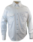 Flying R Ranchwear - Primo Solids - White Oxford - Long Sleeve - NEW FIT