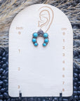 Etta Spade Stud Fashion Earring - Turquoise