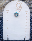 Boone Stud Fashion Earring - Turquoise