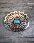 West Mesa Fashion Belt Buckle - Silver