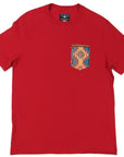 Flying R Ranchwear - Red with Southwest Print - Pocket T-shirt - Made in USA