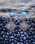Tyler Post Dangle Fashion Earrings - Silver