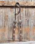 Rawhide Topaz/Champagne One Ear and Breastcollar Tack Set
