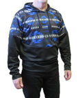 Flying R Ranchwear - Performance Thermal Hoodie - Southwest Print - Royal