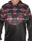 Flying R Ranchwear - Performance Thermal Hoodie - Southwest Print - Red