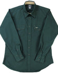 Flying R Ranchwear - Amarillo Ripstop - Spruce Green - Long Sleeve - Snaps