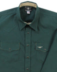 Flying R Ranchwear - Amarillo Ripstop - Spruce Green - Long Sleeve - Snaps