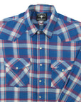 Flying R Ranchwear - Feather Plaids - Americana Blue - Long Sleeve - NEW FIT