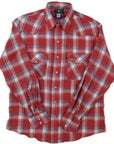 Flying R Ranchwear - Feather Plaids - Red - Long Sleeve - NEW FIT
