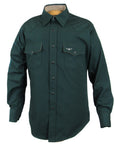 Flying R Ranchwear - Amarillo Ripstop - Spruce Green - Long Sleeve - Snaps