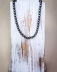 Jenna Navajo Style Pearl Fashion Necklace - Natural