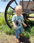 KIDS Happy Hereford Tee- BLUE