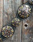 Black Basketweave Copper - Antique Silver Browband Tack Set