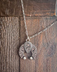 Squash Blossom Chain Necklace - Engraved
