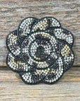 Flower Rhinestone Rosette