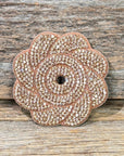 Flower Rhinestone Rosette