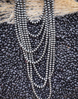 Gatton Navajo Style Pearl Layer Fashion Necklace