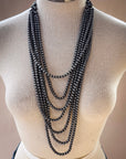 Gatton Navajo Style Pearl Layer Fashion Necklace