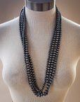 Polly Navajo Style Pearl Layer Fashion Necklace