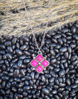 Rio Pendant Fashion Necklace - Pink