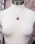 Rio Pendant Fashion Necklace - Pink