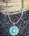 Lola Flower Pendant Fashion Necklace