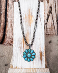Lola Flower Pendant Fashion Necklace