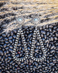 Joan Navajo Style Fashion Teardrop Post Earrings