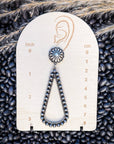 Joan Navajo Style Fashion Teardrop Post Earrings