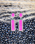Haven Dangle Fashion Earrings - Pink