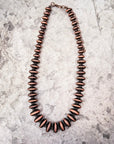 Lenora Navajo Style Beaded Fashion Necklace - Copper