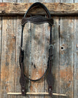 Basketweave Dark Oil Browband Headstall / Bridle