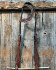 Basketweave Medium Oil One Ear Headstall / Bridle
